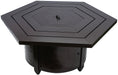 AZ Patio Heaters Hammered Bronze Hexagon Fire Pit