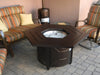 AZ Patio Heaters Hammered Bronze Hexagon Fire Pit