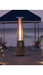 AZ Patio Heaters Tall Quartz Glass Tube Heater Stainless Steel