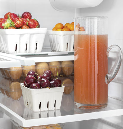 GE APPLIANCES GWE22JYMFS GE(R) ENERGY STAR(R) 21.9 Cu. Ft. Fingerprint Resistant Counter-Depth French-Door Refrigerator - GWE22JYMFS-KT