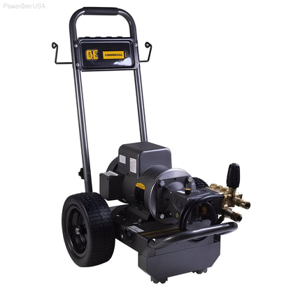BE Power Equipment 2000 PSI 3.5 GPM Electric Pressure Washer with Baldor Motor and AR Triplex Pump - PowerGen USA - B205E34A