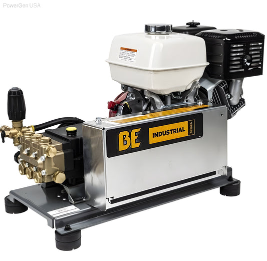 BE Power Equipment 3000 PSI 5.0 GPM Gas Pressure Washer with Honda GX390 Engine and Comet Triplex Pump - PowerGen USA - B3013HTBC