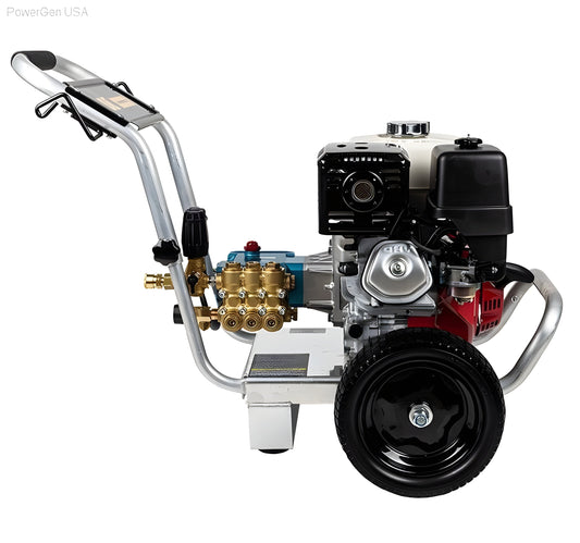 BE Power Equipment 4000 PSI 4.0 GPM Gas Pressure Washer with Honda GX390 Engine and Comet Triplex Pump - PowerGen USA - B4013HACS