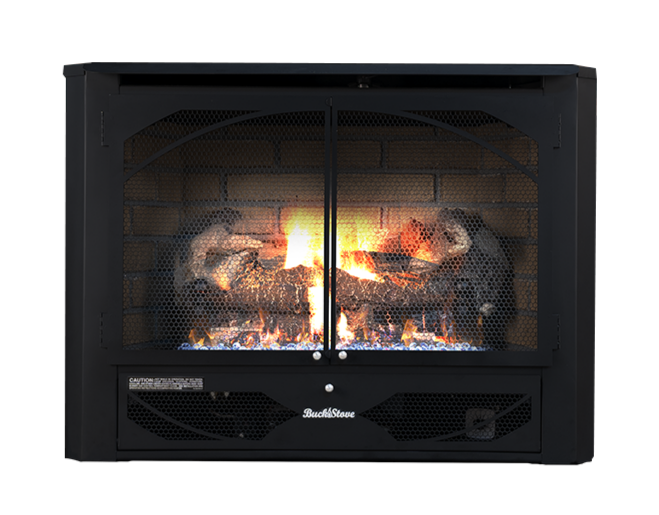 Buck Stove Model 384 Vent Free Gas Fireplace