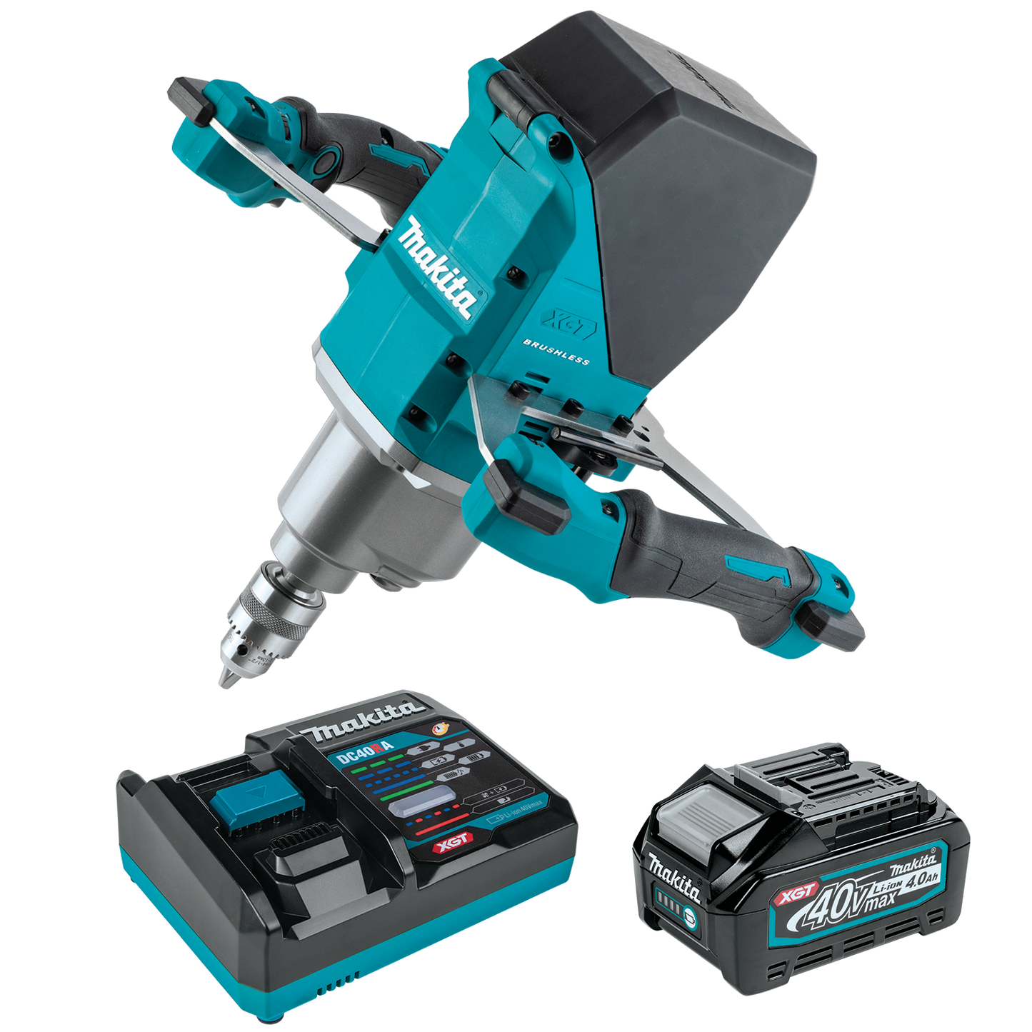 Makita (GTU01M1) 40V Max XGT Brushless Cordless 1/2 In. Mixer Kit - GTU01M1