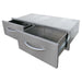 Cal Flame -  2 Drawer Horizontal