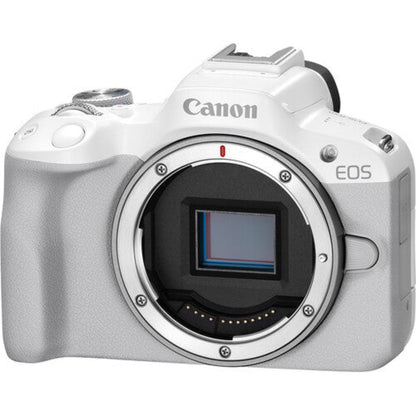 Canon EOS R50 w/ 18-45mm - White - 1365751