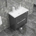 Casa Mare Alessio 32" Bathroom Vanity and Ceramic Sink Combo with LED Mirror