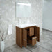 Casa Mare Alessio 36" Bathroom Vanity and Ceramic Sink Combo with LED Mirror