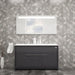 Casa Mare Alessio 60 In. Bathroom Vanity and Ceramic Sink Combo with LED Mirror