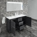 Casa Mare Alessio 60 In. Bathroom Vanity and Ceramic Sink Combo with LED Mirror