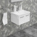 Casa Mare Aspe 24" Bathroom Vanity and Ceramic Sink Combo with LED Mirror