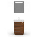 Casa Mare Domenico 24" Bathroom Vanity and Ceramic Sink Combo with LED Mirror