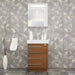 Casa Mare Domenico 24" Bathroom Vanity and Ceramic Sink Combo with LED Mirror