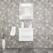 Casa Mare Elke 32 Bathroom Vanity and Ceramic Sink Combo with LED mirror