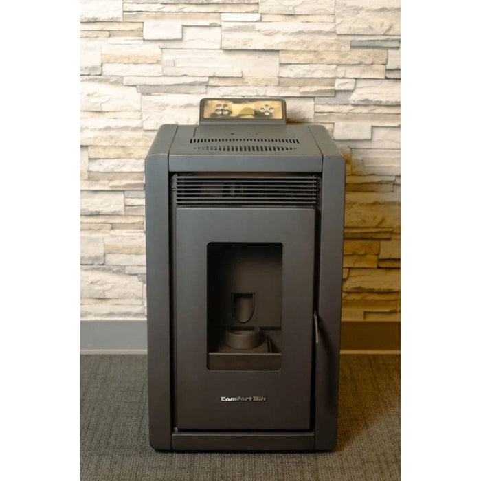 ComfortBilt Alpine HP40 17" Freestanding Black Space Saver Wood Pellet Stove