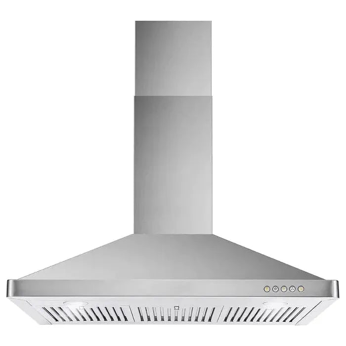 Cosmo 2-Piece Kitchen, 36" Dual Fuel Range and 36" Wall Mount Range Hood COS-2PKG-025