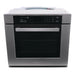 Cosmo 30" 5 cu. ft. Single Electric Wall Oven with True European Convection and Self Cleaning in Stainless Steel COS-30ESWC