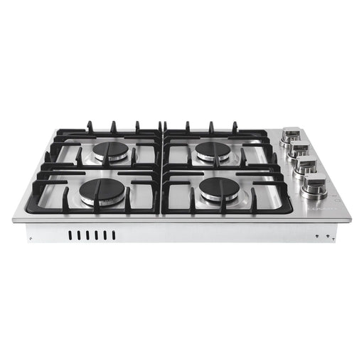 Cosmo 30" Gas Cooktop in Stainless Steel with 4 Italian Made Burners COS-DIC304