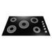 Cosmo 36" Electric Ceramic Glass Cooktop with 5 Burners, Dual Zone Elements, Hot Surface Indicator Light and Control Knobs COS-365ECC