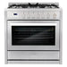 Cosmo 4 Piece, 30" Gas Range 30" Range Hood, Refrigerator & Wine Refrigerator COS-4PKG-232