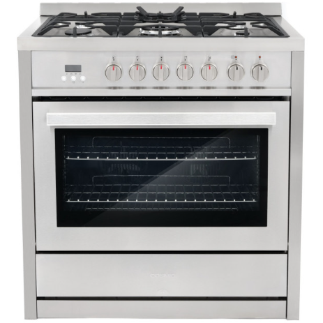 Cosmo 4-Piece, 36" Dual Fuel Range, 36" Range Hood, Dishwasher and Refrigerator COS-4PKG-073