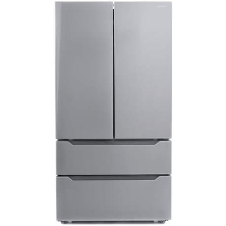 Cosmo 4-Piece, 36" Dual Fuel Range, 36" Range Hood, Dishwasher and Refrigerator COS-4PKG-077