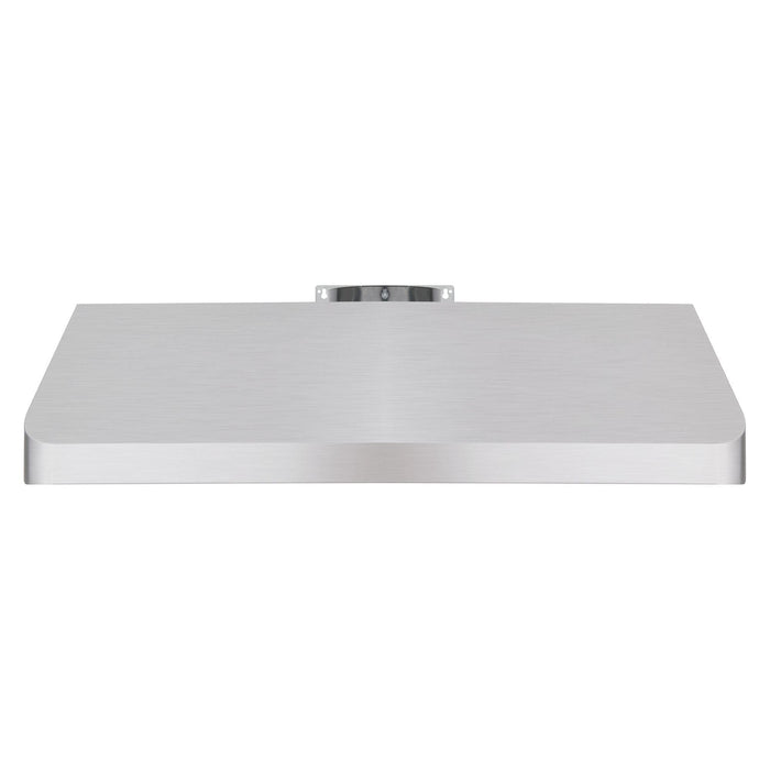 Cosmo 48"  Under Cabinet Range Hood with Push Button Controls, Permanent Filters, 3-Speed Fan and LED Lights in Stainless Steel COS-QB48