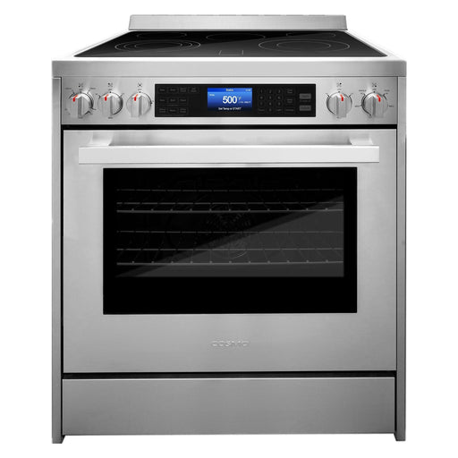 Cosmo Commercial-Style 30'' 5 cu. ft. Single Oven Electric Range with 7 Function Convection Oven in Stainless Steel COS-305AERC