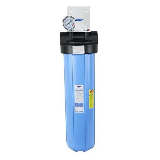 Crystal Quest Big Blue Whole House Water Filter, Alkalizing (4-6 GPM | 1-2 people)