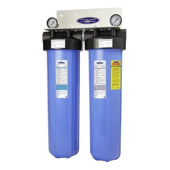 Crystal Quest Big Blue Whole House Water Filter, Alkalizing (4-6 GPM | 1-2 people)