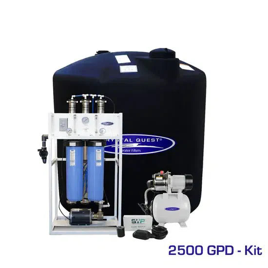 Crystal Quest Commercial Mid-Flow Reverse Osmosis System  (500-7000 GPD)