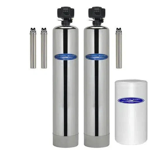 Crystal Quest Eagle 4000 Whole House Water Filter + Alkalizer and Saltless Conditioner