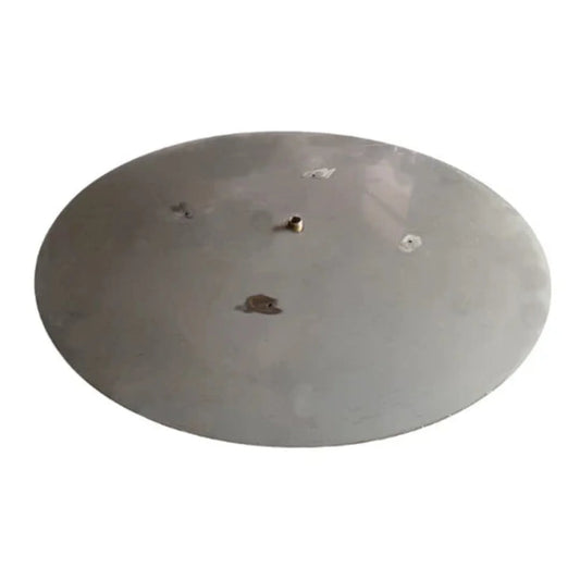 37″ – 42″ Custom Round Flat, Stainless Steel Burner Pan - BPRSS37-42