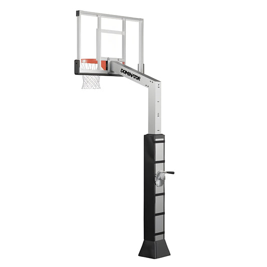 Dominator 60" Glass Backboard Adjustable Basketball Hoop - 603-aa