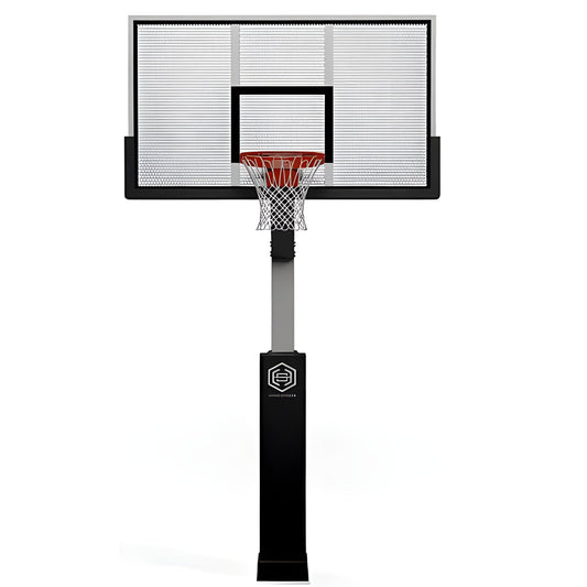 Dominator Pro 72" Aluminum Shatter-Proof Backboard Adjustable Basketball Hoop