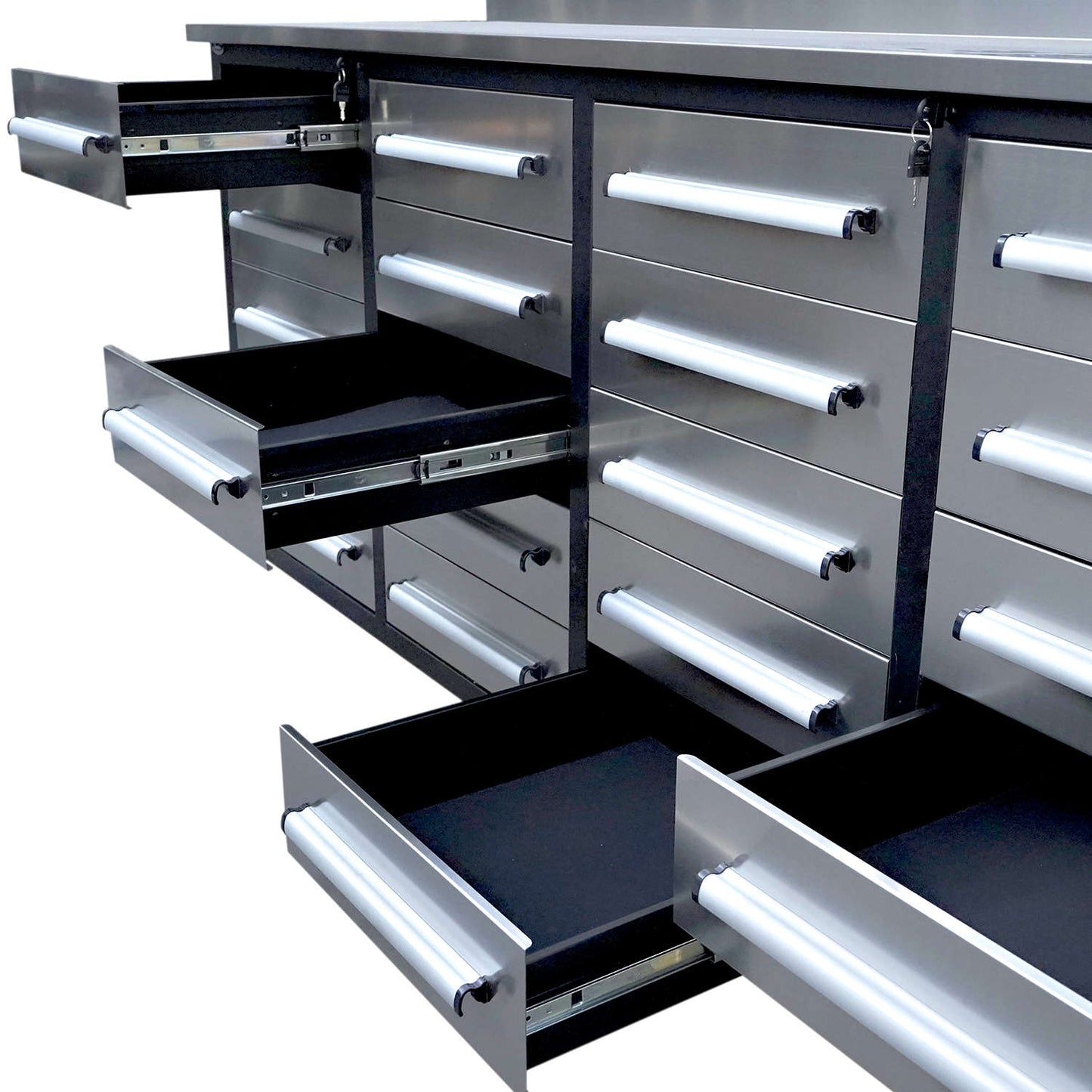 Chery Industrial Heavy Duty Garage Workbench Cabinet with 20 Drawers - WW000208