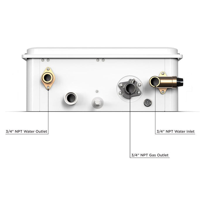 Eccotemp 45HI-LPH Indoor Propane LPG Tankless Water Heater, 6.8 GPM Series