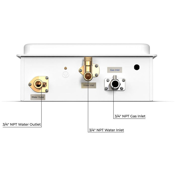 Eccotemp 6GB-ILP Builder Series Indoor Liquid Propane Tankless Water Heater 6.0 GPM