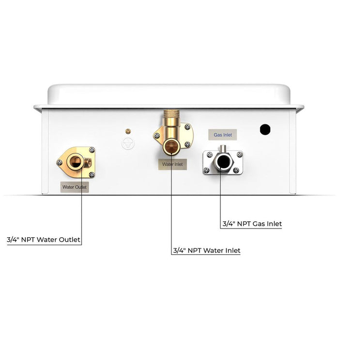 Eccotemp 6GB-ING Builder Series Indoor Natural Gas Tankless Water Heater 6.0 GPM