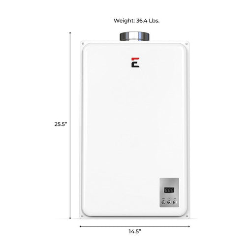 Eccotemp Bundle 45HI-NGV Indoor Natural Gas Tankless Water Heater, 6.8 GPM SET with / 4" Vertical Vent Bundle