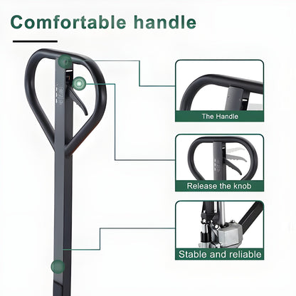 Tory Carrier Lifting Pallet Jack Truck Lifter 2200lbs. 45" x 21" Fork 31.5" Lifting Height New - HL-21