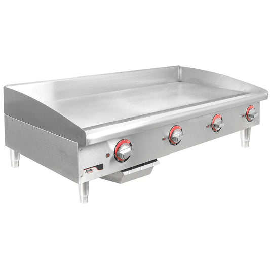 APW Wyott EG-48S 48" Electric Countertop Griddle - AWEG48I