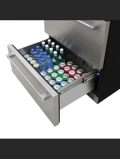 Vinotemp Wine Cooler & Drawer - EL-BWC30TB-S