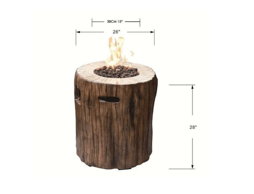 Elementi Modeno Mansfield Concrete Fire Pit OFG308