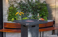 Elementi Montreal Bar Table Concrete Fire Table Dark Grey( OFG221DG-LP)