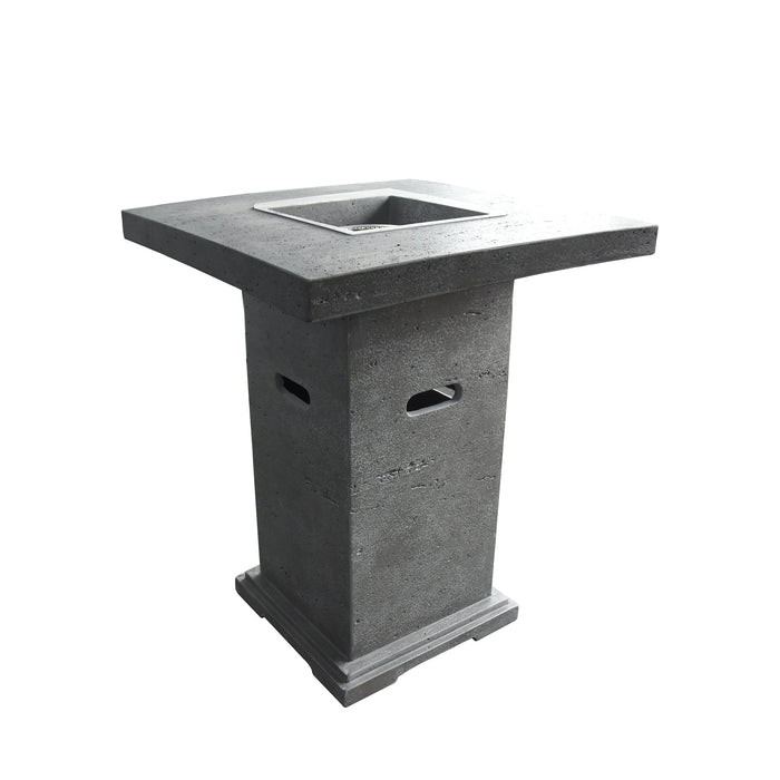 Elementi Montreal Bar Table Concrete Fire Table Light Grey( OFG221LG-LP)