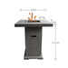 Elementi Montreal Bar Table Concrete Fire Table Light Grey( OFG221LG-LP)