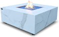 Elementi Plus OFP103BW  Bianco Marble Porcelain Fire Table (Old Version)