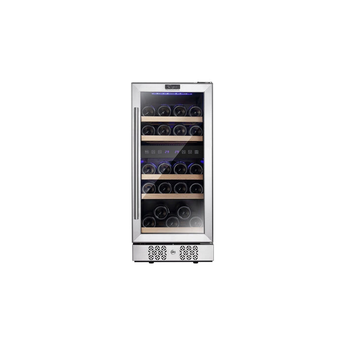 Empava 15 Inch Dual Zone Wine Cooler Wine Fridge WC02D